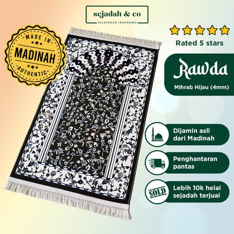 01_Sejadah SCO Rawda Mihrab Hijau 4mm