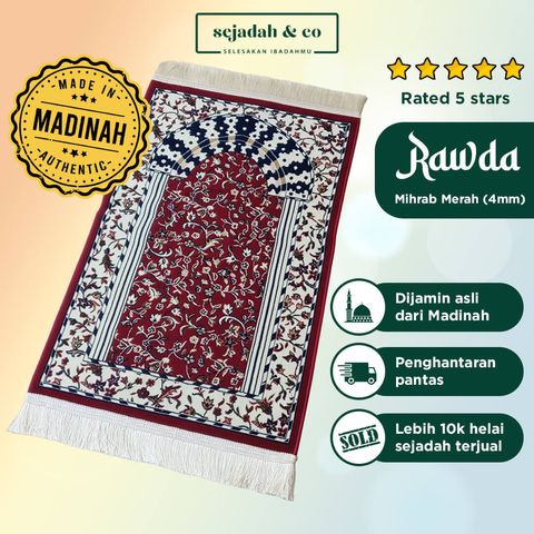 03_Sejadah SCO Rawda Mihrab Merah 4mm