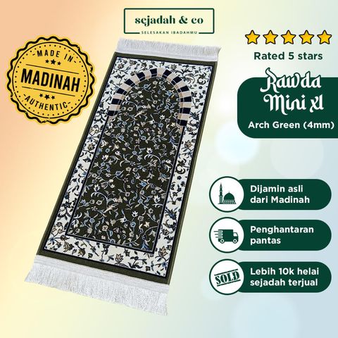 07_Sejadah SCO Rawda Mini XL Arch Green 4mm