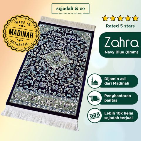 04_Sejadah SCO Zahra Navy Blue 8mm