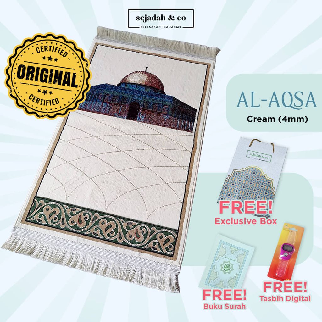 01_Sejadah SCO Al-Aqsa Cream 4mm