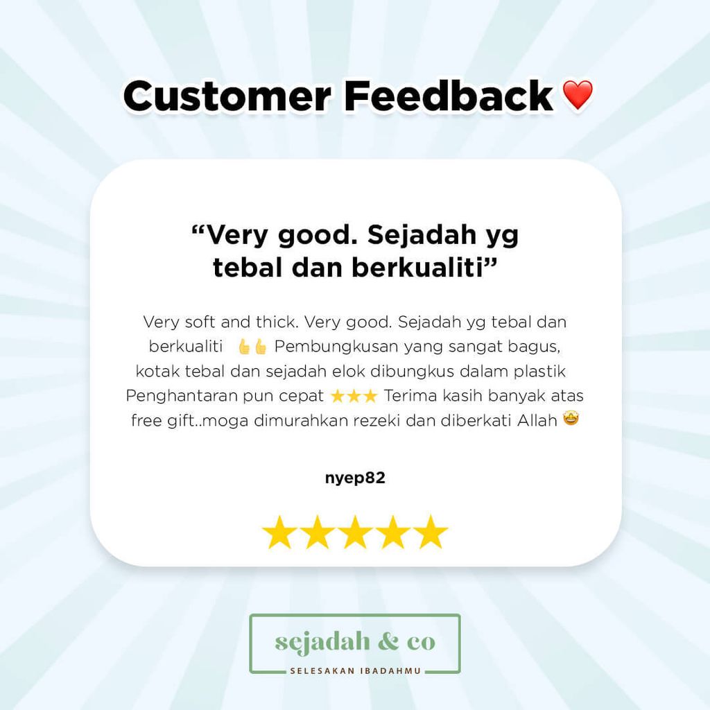 04_Feedback Pelanggan Sejadah.co