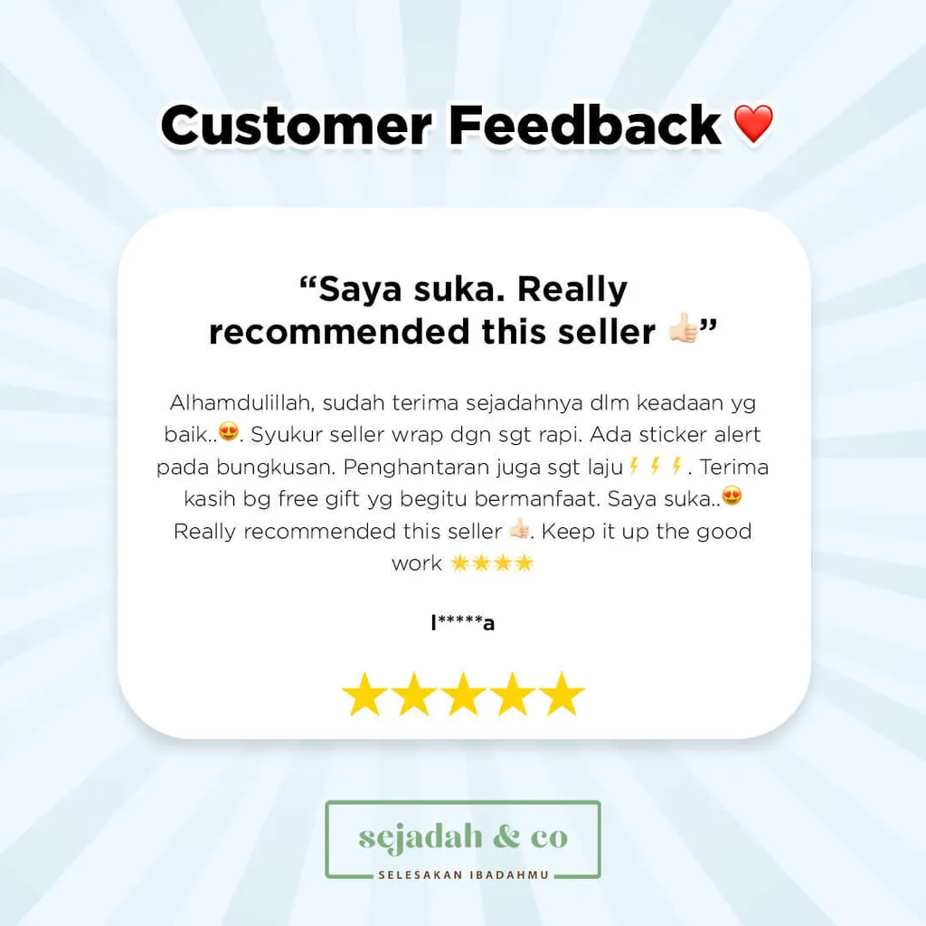 05_Feedback Pelanggan Sejadah.co