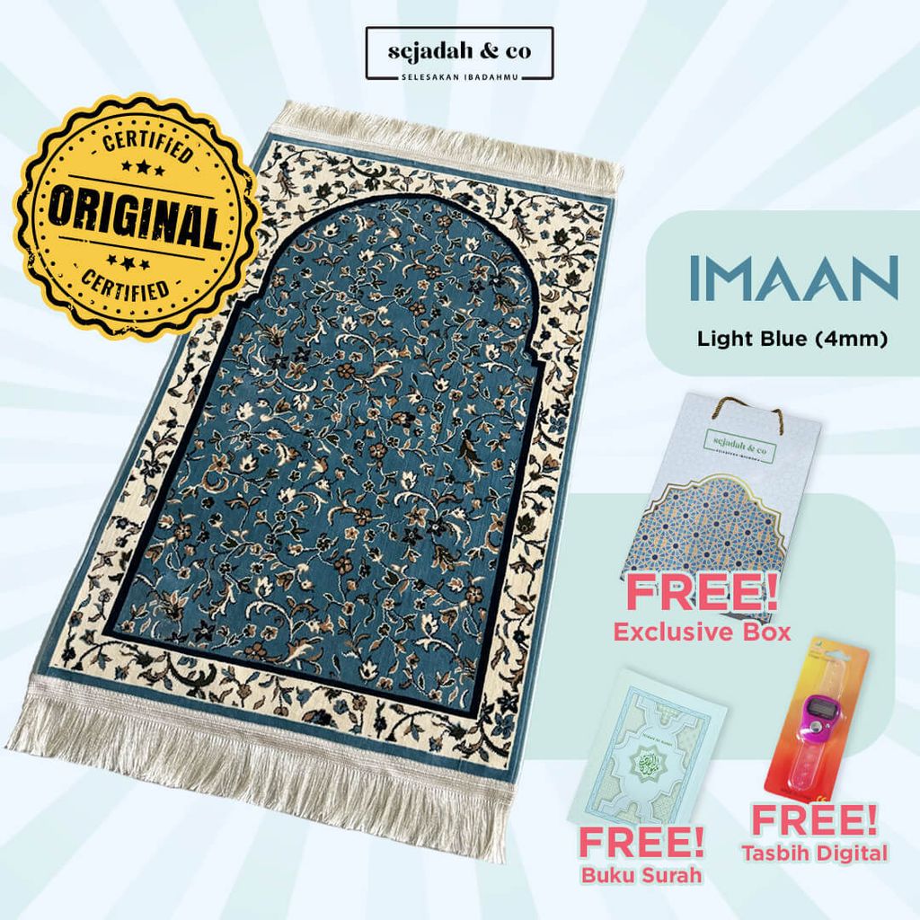 03_Sejadah SCO Imaan Light Blue 4mm