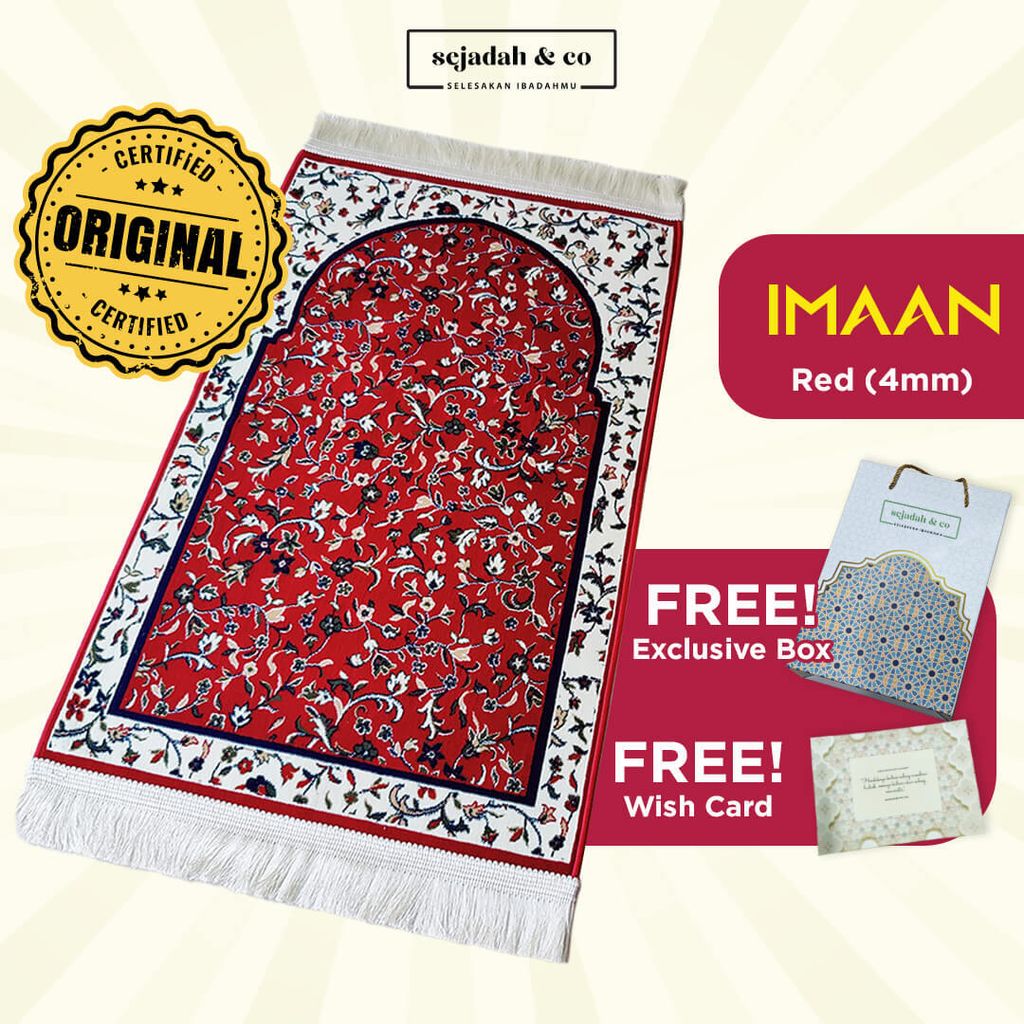 03_Sejadah SCO Imaan Red 4mm