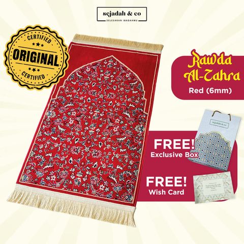 03_Sejadah SCO Rawda Al-Zahra Red 6mm