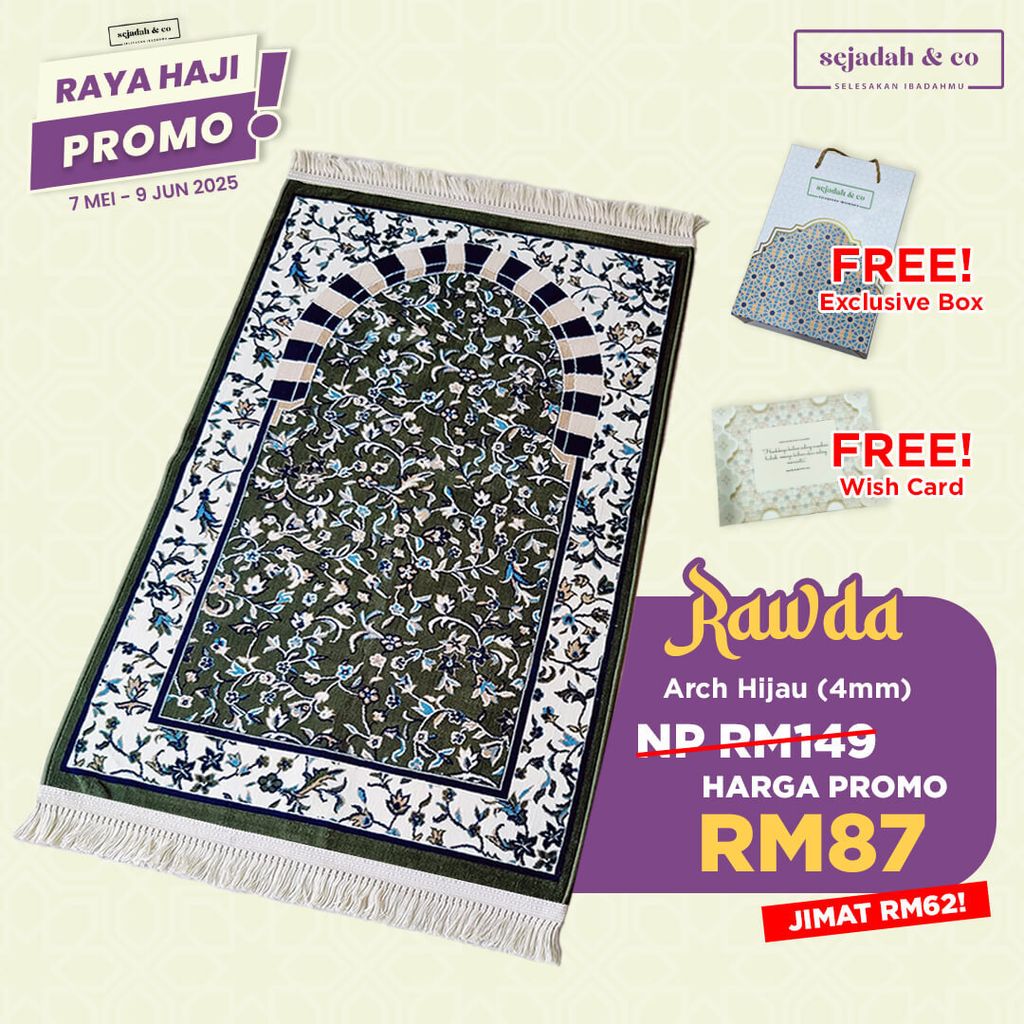 01_Sejadah SCO Rawda Arch Hijau 4mm