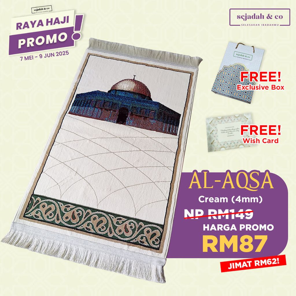 01_Sejadah SCO Al-Aqsa Cream 4mm