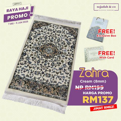 01_Sejadah SCO Zahra Cream 8mm