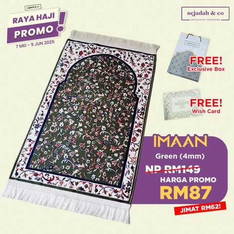 02_Sejadah SCO Imaan Green 4mm