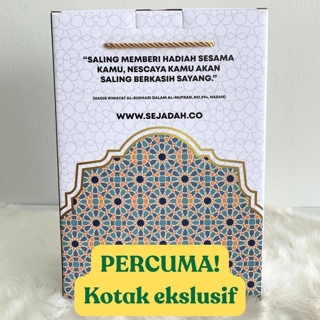 Percuma kotak ekslusif SEJADAH.CO - cantik untuk hadiah