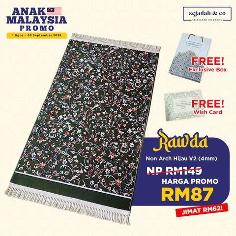 06_Sejadah SCO Rawda Non Arch Hijau V2 4mm