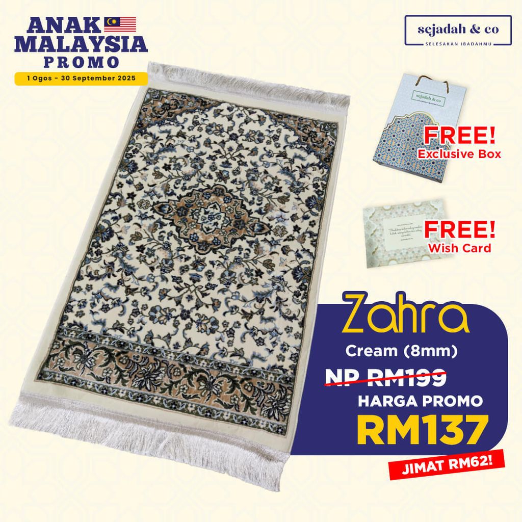 01_Sejadah SCO Zahra Cream 8mm