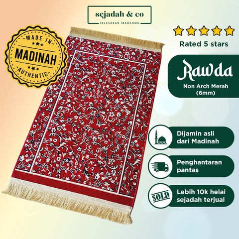 02_Sejadah SCO Rawda Non Arch Merah 6mm