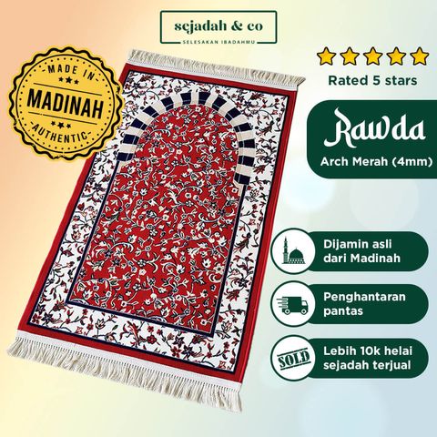 01_Sejadah SCO Rawda Arch Merah 4mm