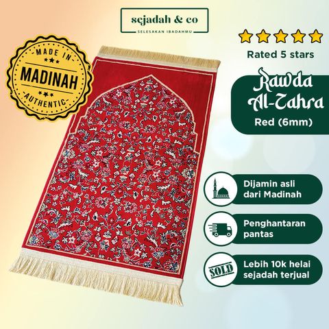 03_Sejadah SCO Rawda Al-Zahra Red 6mm