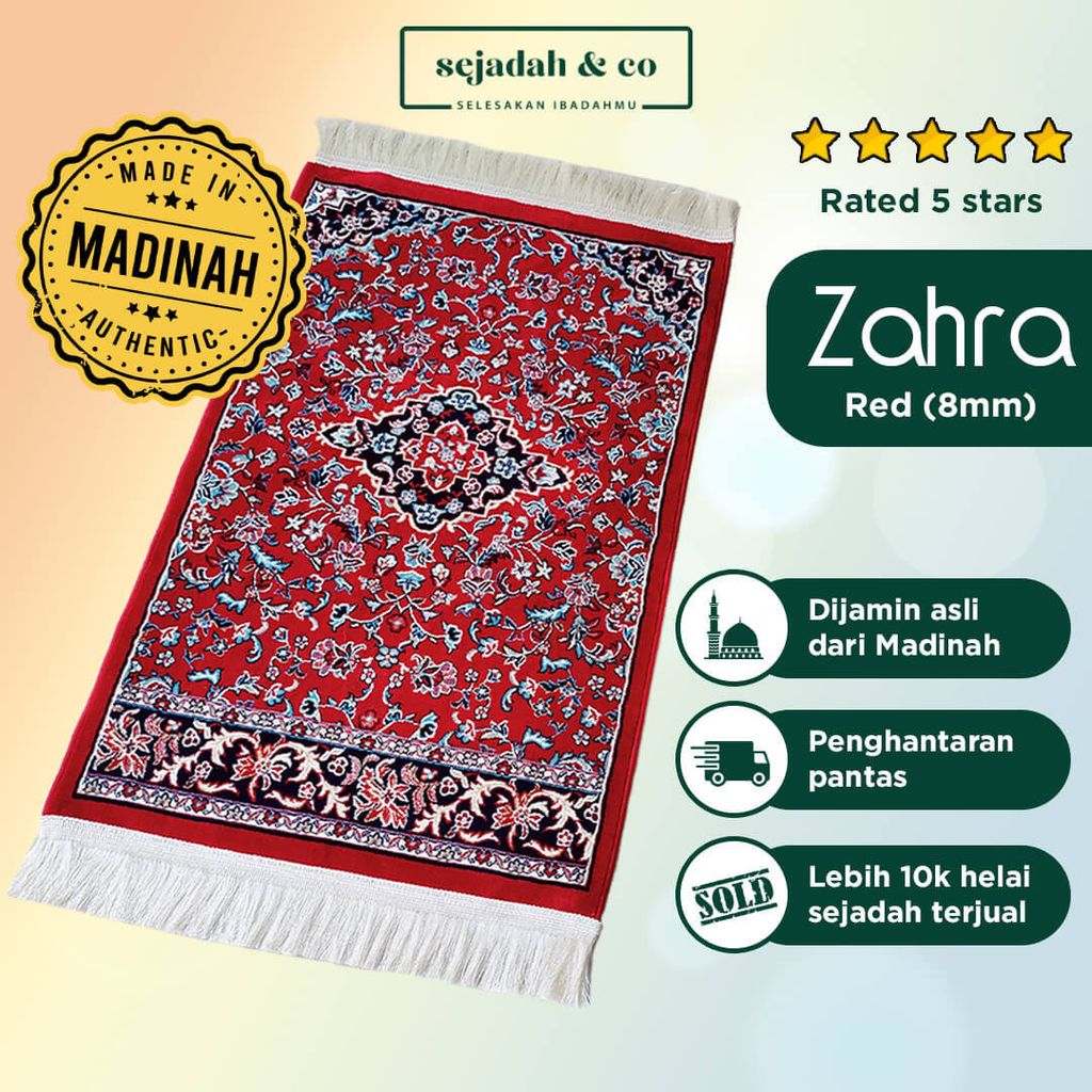 03_Sejadah SCO Zahra Red 8mm