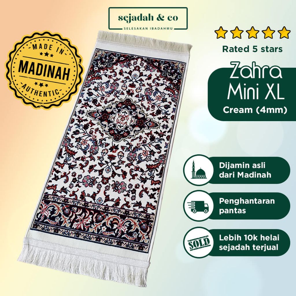 03_Sejadah SCO Zahra Mini XL Cream 4mm