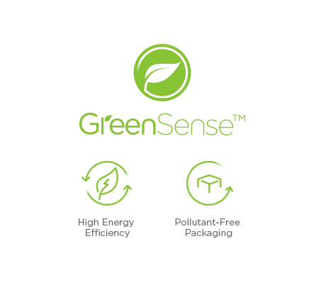 GreenSenseâ¢ promise to protect the environment