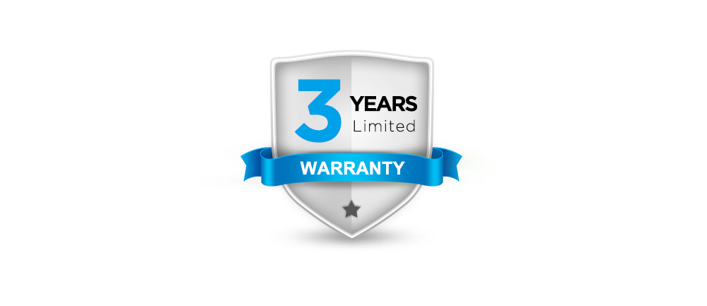 A 3-year Warranty and Thoughtful Services