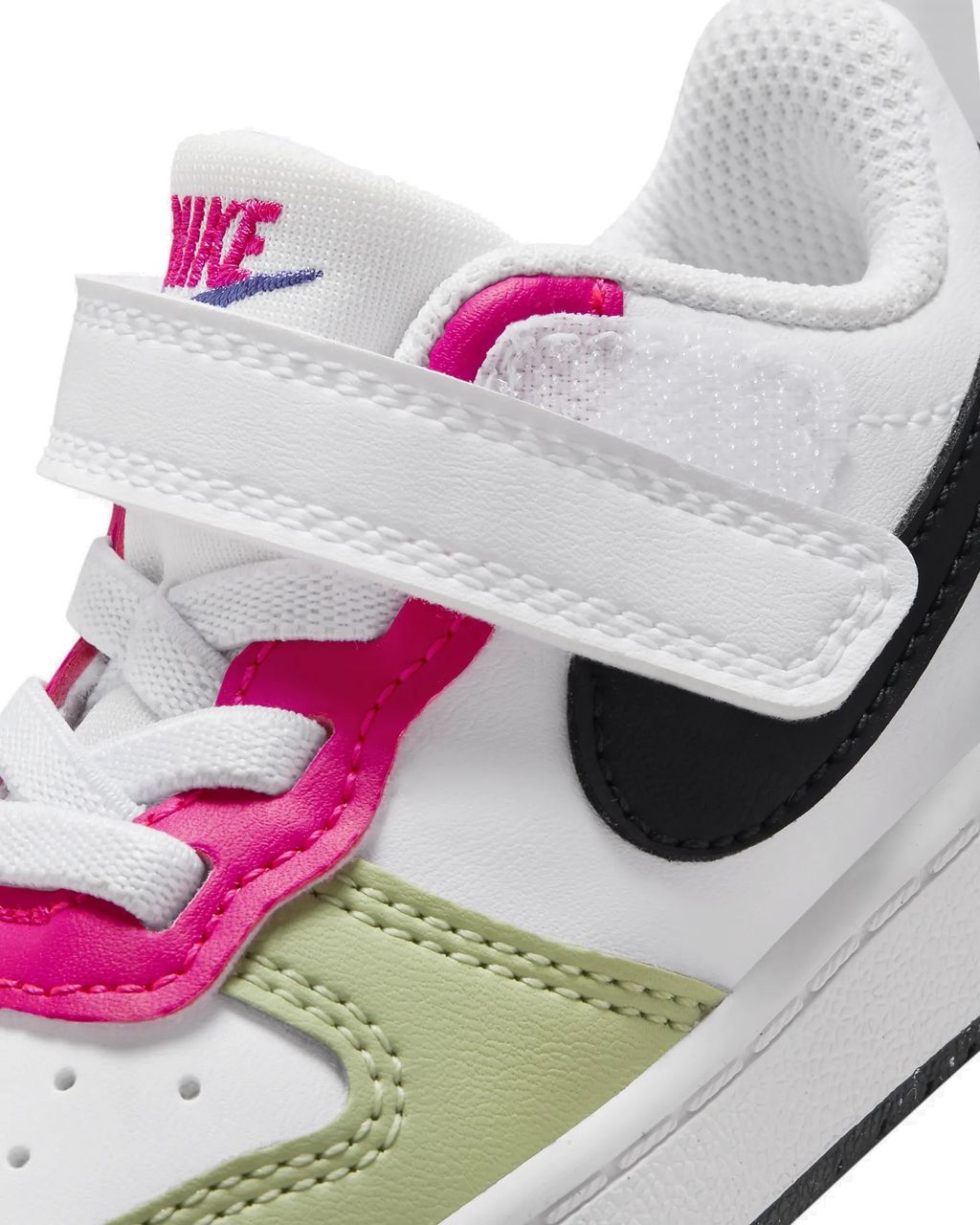 White Girls Big Kid Court Borough Low Recraft Sneaker, Nike