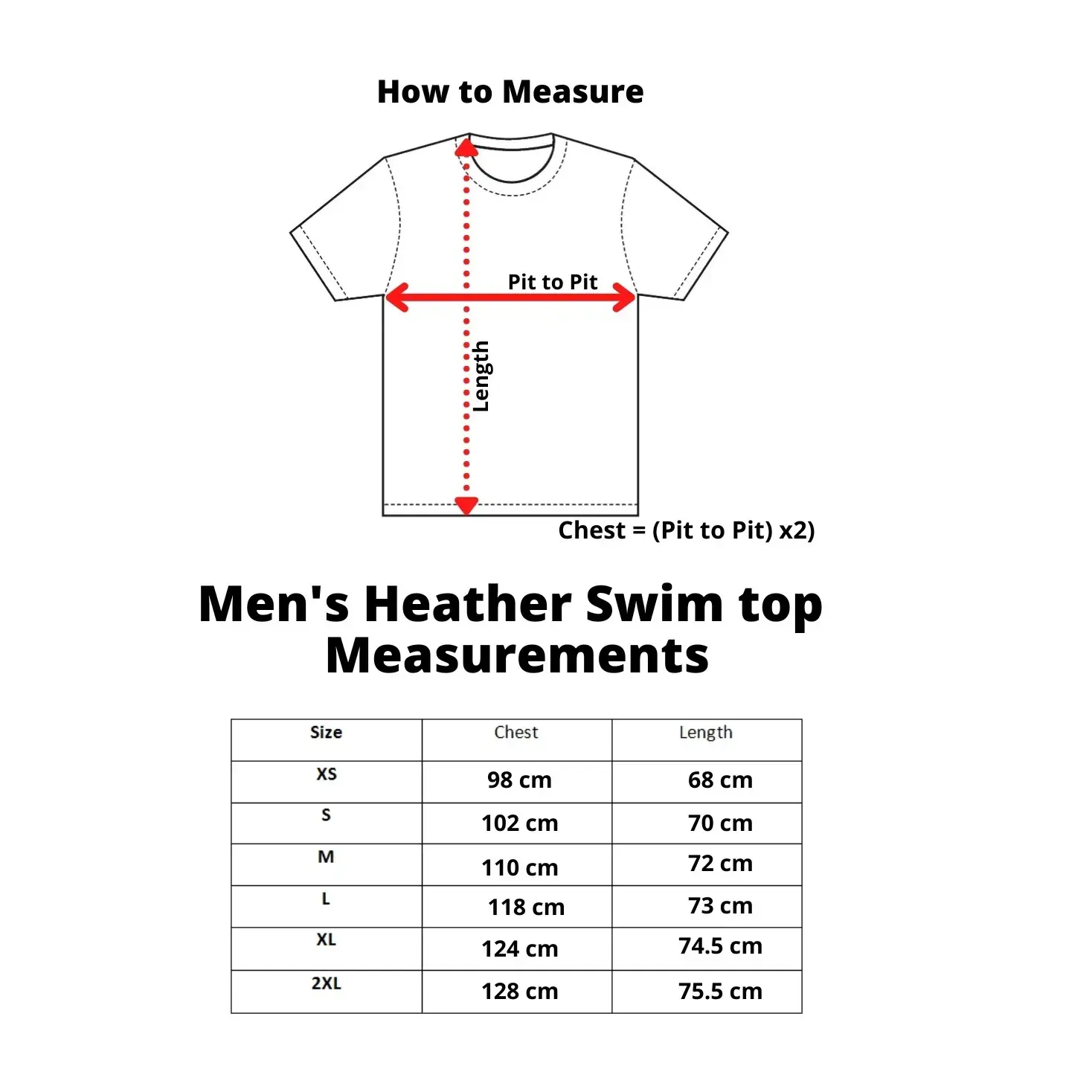 Size Chart HeaTHER MEN