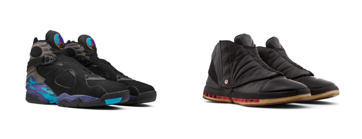 THE AIR JORDAN VIII AND AIR JORDAN XVI