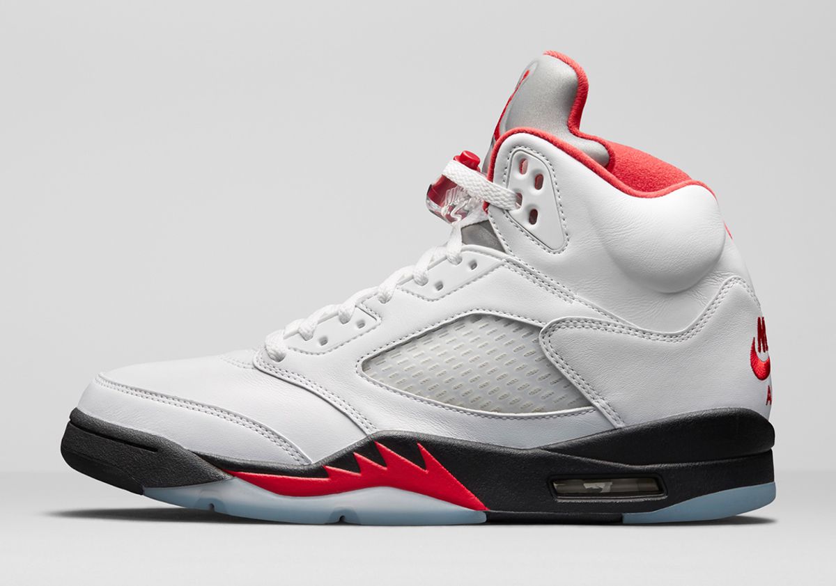 Official Images Of 2020’s Air Jordan 5 “Fire Red”