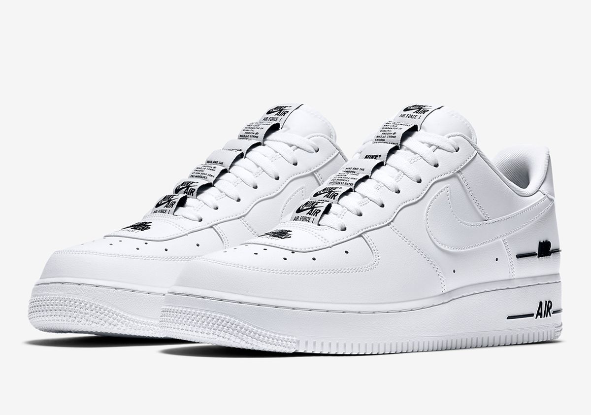 Nike’s Air Force 1 “Added Air” Series Continues With A Classic White And Black Colorway