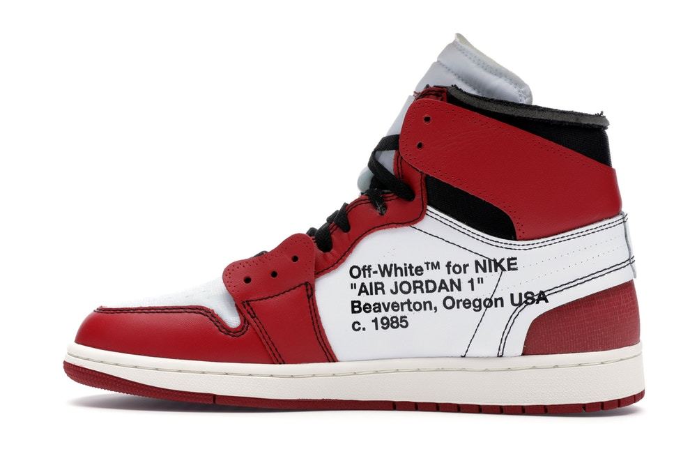 nike jordan 1 chicago x off white