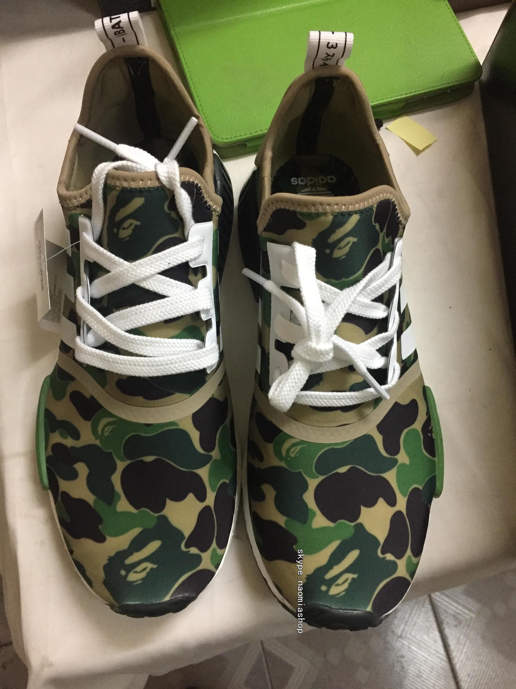 Adidas NMD R1 Bape Olive Camo â Sally House of Fashion | Buy Your Latest Fashion Today