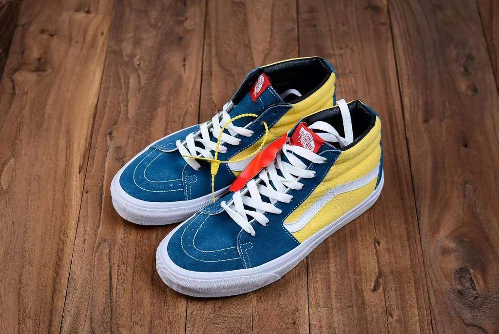 Vans SK8-Mid Wans Color Matching Shoes in the Yellow Blue UNISEX – Sally  House of Fashion | Buy Your Latest Fashion Today