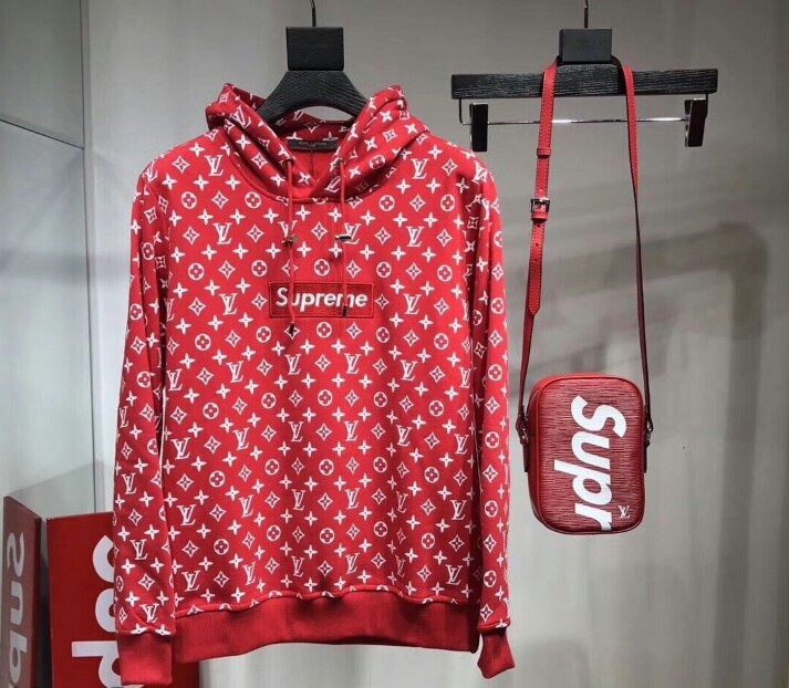 Supreme x Louis Vuitton Box Logo Hooded Sweatshirt Red – Sally House of Fashion | Buy Your ...