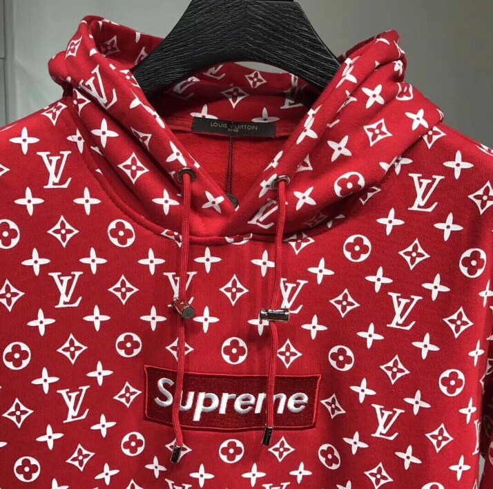 Supreme x Louis Vuitton Box Logo Hooded Sweatshirt Red – Sally House of Fashion | Buy Your ...