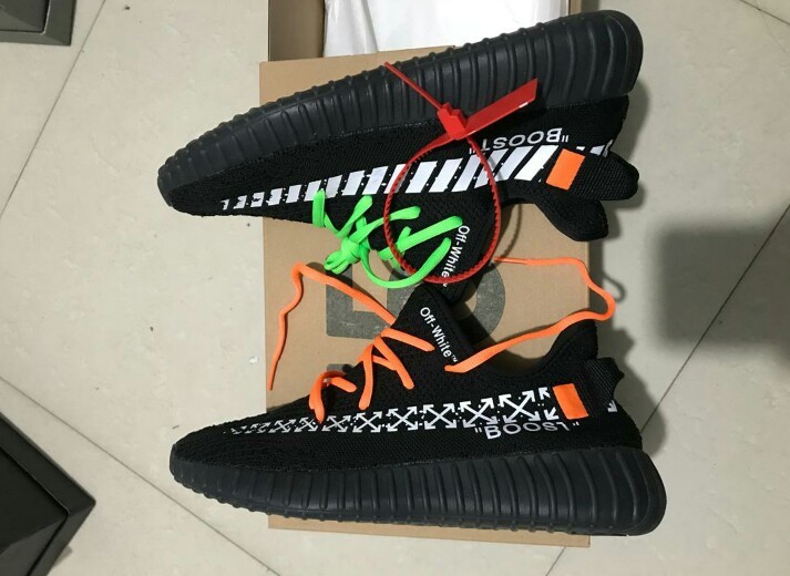 off white yeezy boost black