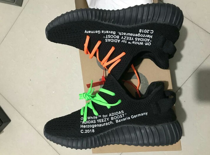 off white yeezy boost black