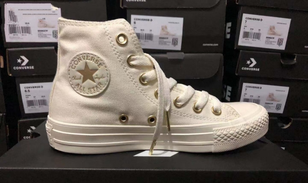 Converse Chuck Taylor All Star Cream White Gold High Top – Sally House of  Fashion | Buy Your Latest Fashion Today