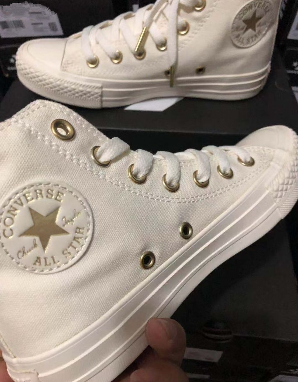 Converse Chuck Taylor All Star Cream White Gold High Top – Sally House of  Fashion | Buy Your Latest Fashion Today