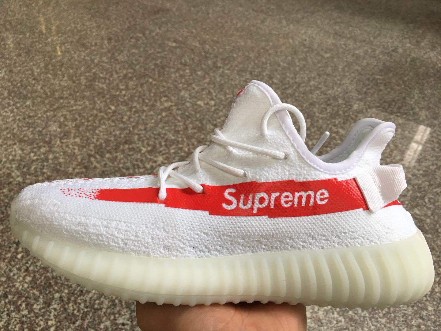 yeezy supreme red