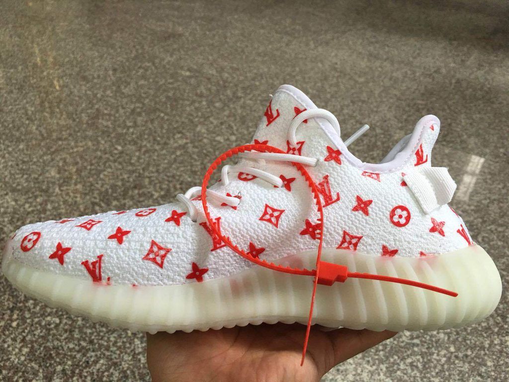 Sup x Yeezy Boost 350 V2 White Red – Sally House of Fashion | Buy Your  Latest Fashion Today