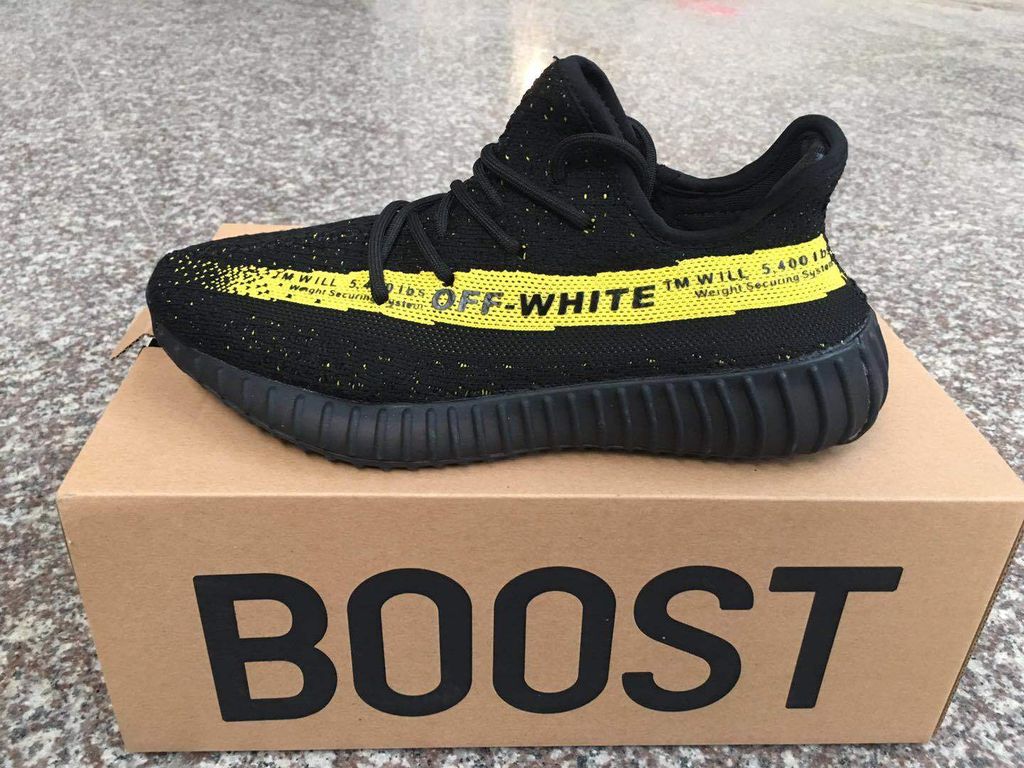 Off-White x Adidas Yeezy Boost 350 V2 Black and Yellow – Sally House of  Fashion | Buy Your Latest Fashion Today