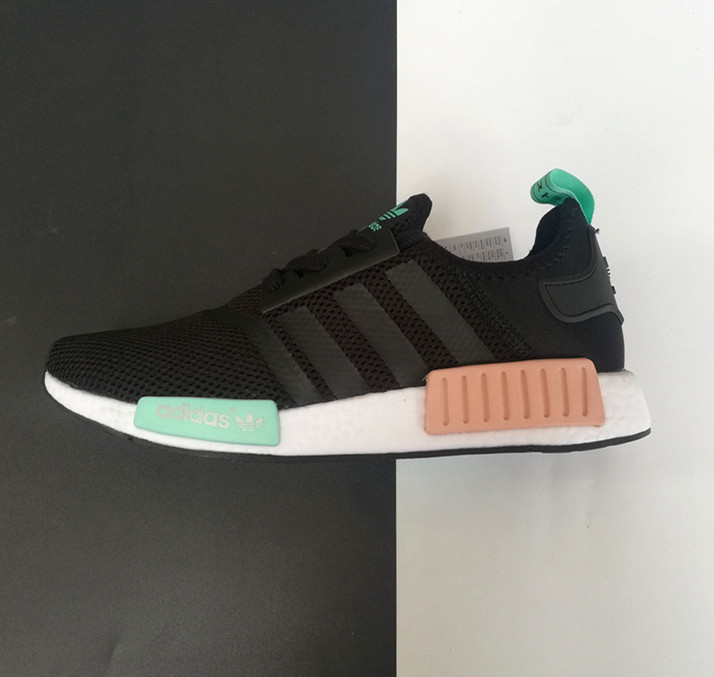 adidas nmd green pink