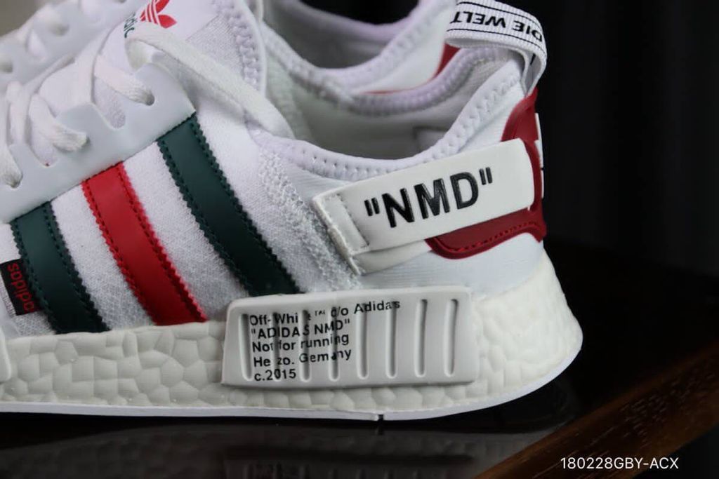 Off White x Adidas NMD White Red Green – Sally House of Fashion | Buy Your  Latest Fashion Today