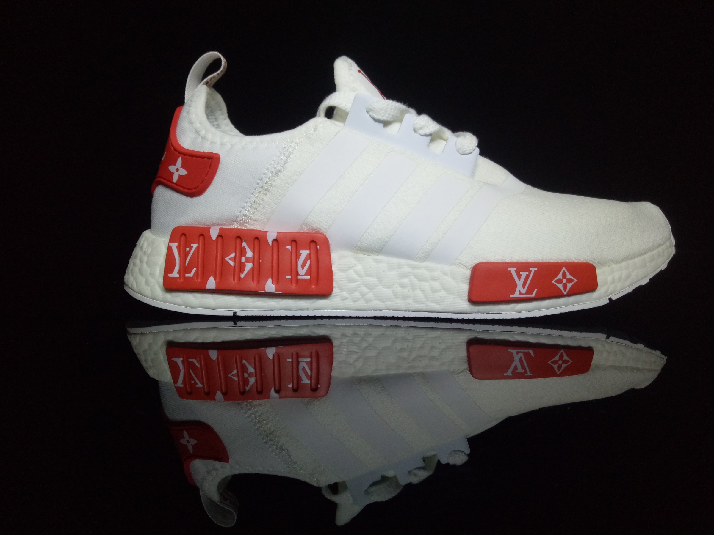 LV x Adidas NMD New White Red – Sally House of Fashion | Buy Your Latest  Fashion Today