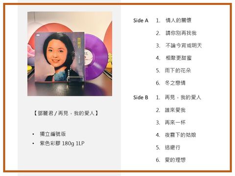 鄧麗君 再見我的愛人