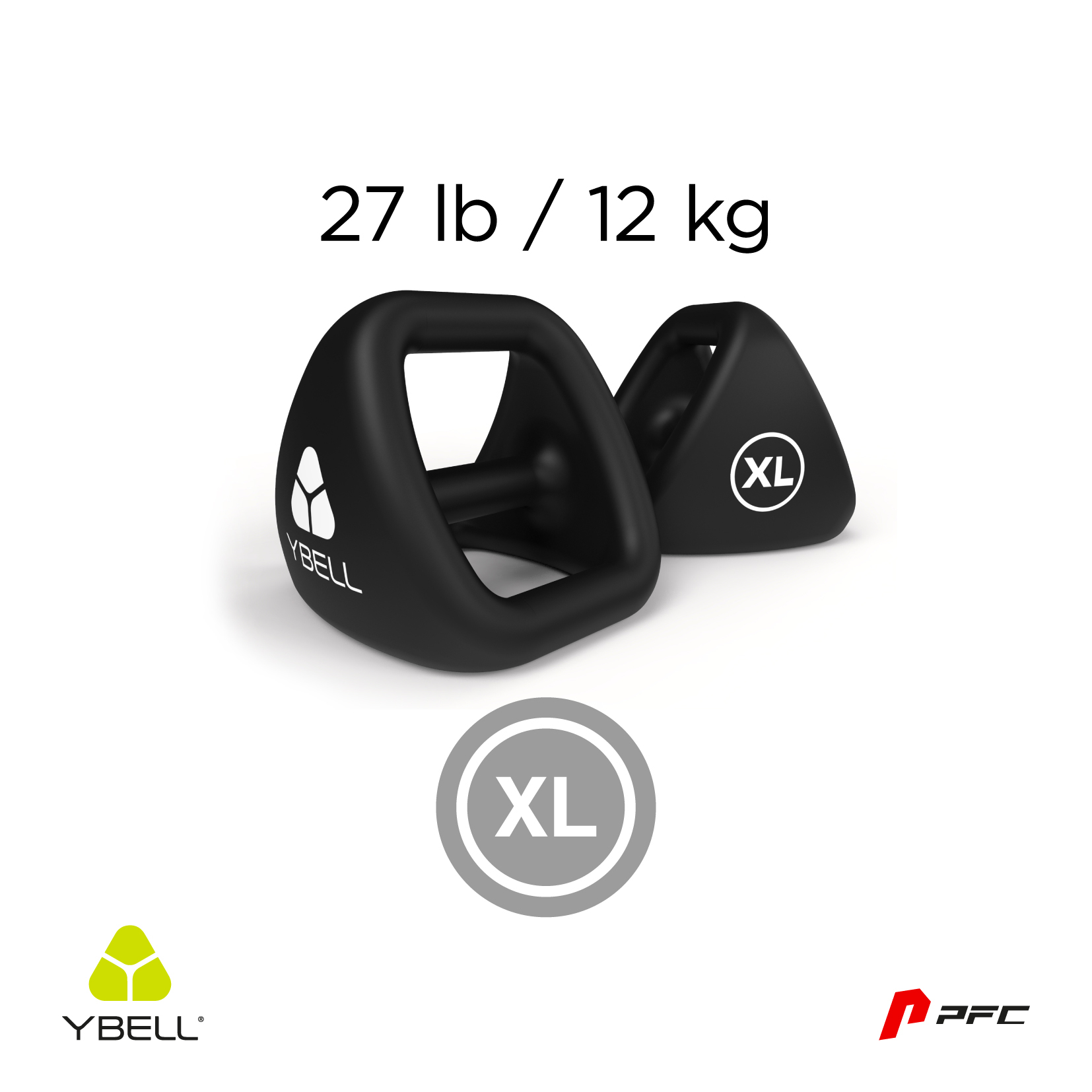YBell Kettlebell Neo - 4-in-1 Trainingsgerät | Kettlebell, Kurzhantel, Medizinball & Liegestützgriff
