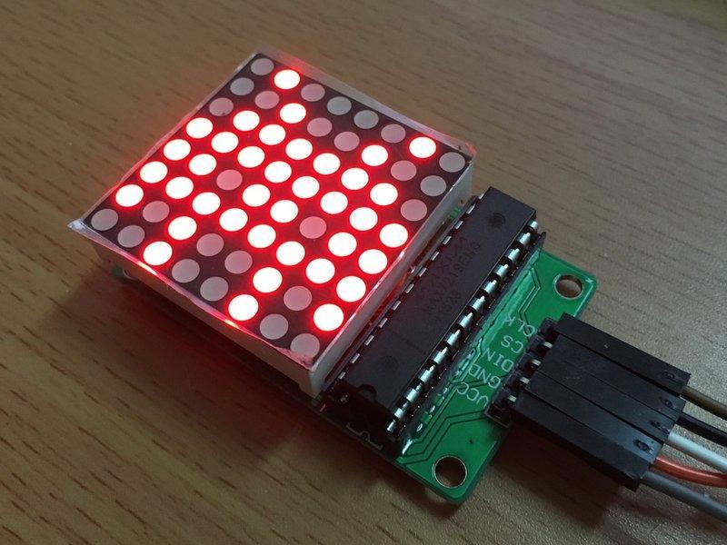 MAX7219 LED 點陣顯示模組 8x8