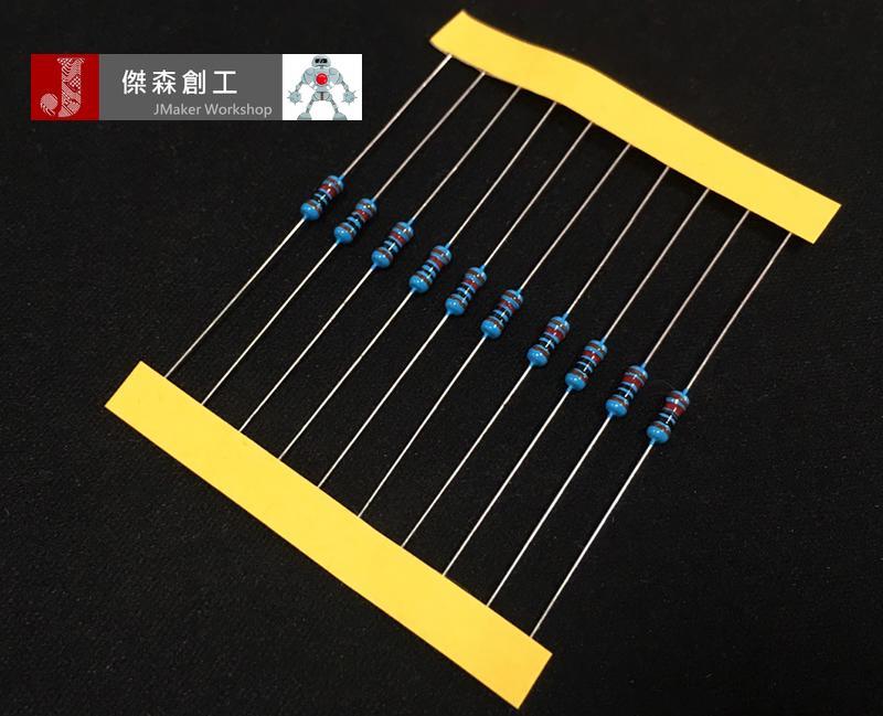 10個 1/4W 10KΩ 電阻DIP 插板電阻 碳膜電阻 1%