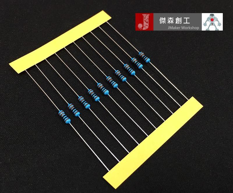 10個 1/4W 1KΩ 電阻DIP 插板電阻 碳膜電阻 1%