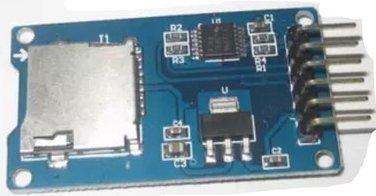 Arduino Micro SD卡模組 TF卡讀寫卡器 SPI介面 帶電平轉換晶片
